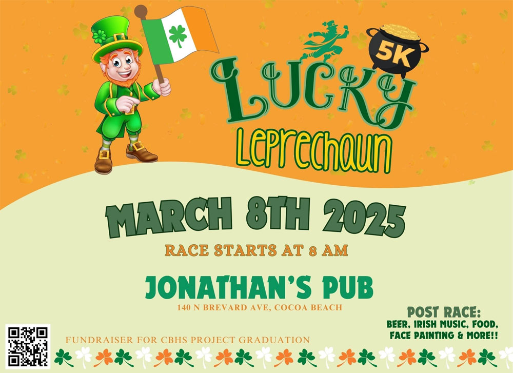 Lucky Leprechaun 5K – Saturday, March 8th, 2025